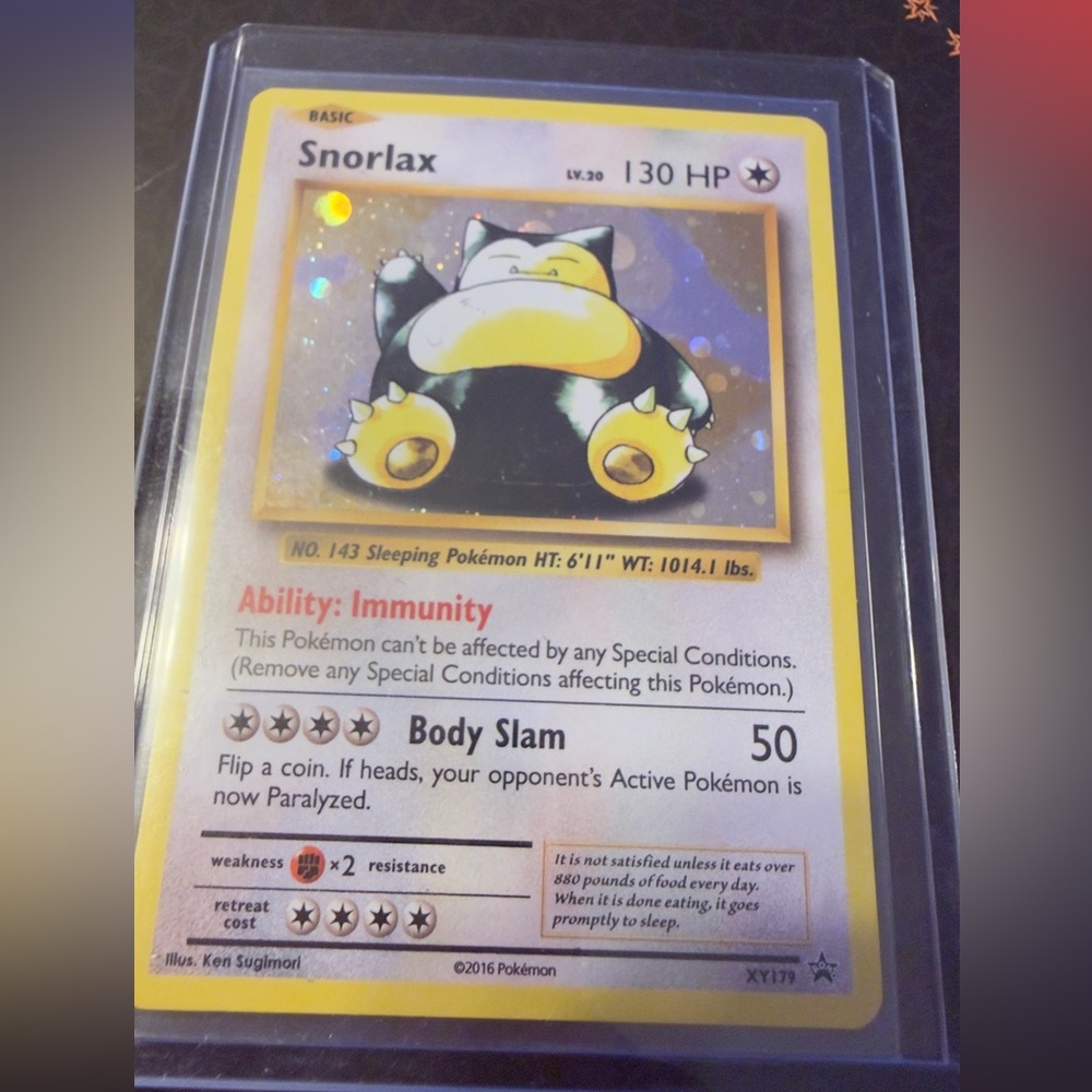 Snorlax promo Pokémon Card